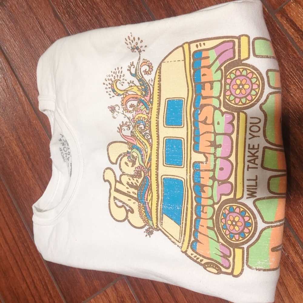 White Beatles crew sweatshirt
